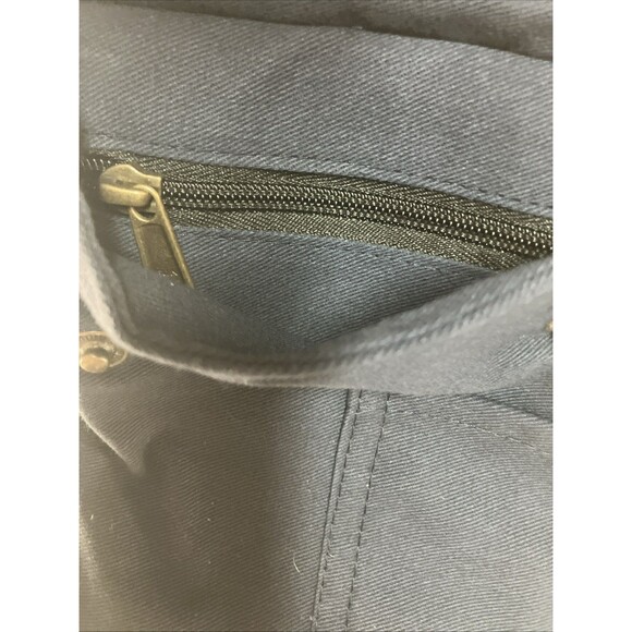 New W/Tag Kala Siddhartha Handmade Blue Sling Crossbody Bag Denim Multi Pocket - Picture 14 of 14